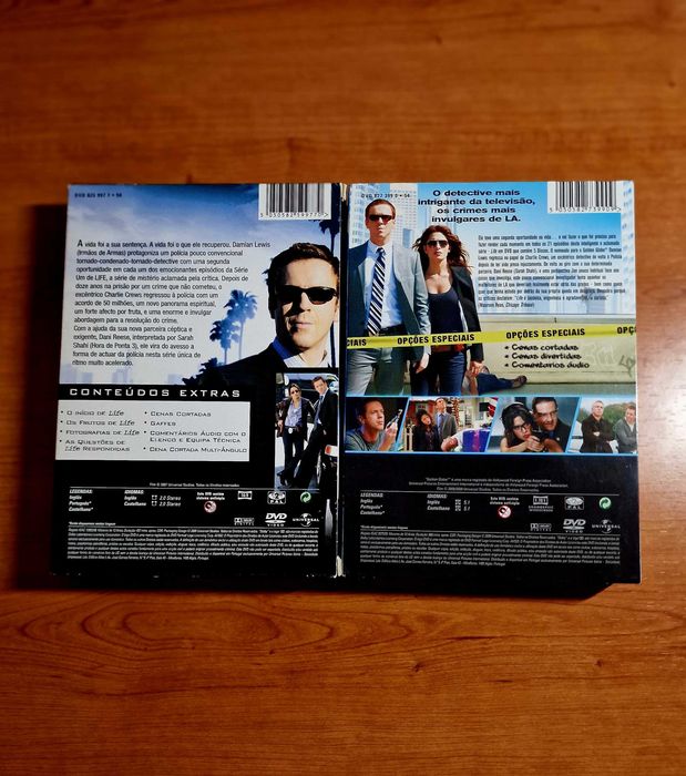 LIFE - Série Completa (Damian Lewis/Sarah Shahi) 32Episódios/8dvds