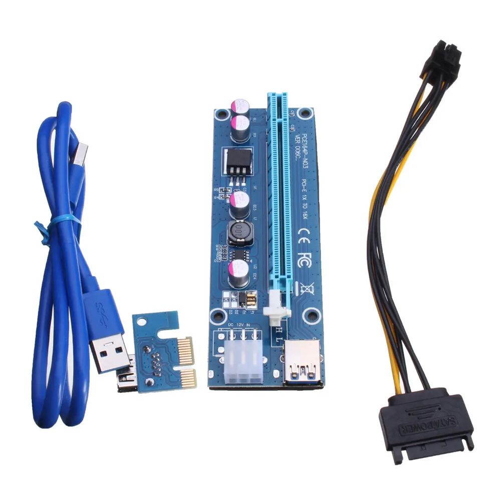 Перехідник mSATA to USB 3.0 райзер для відеокарти
