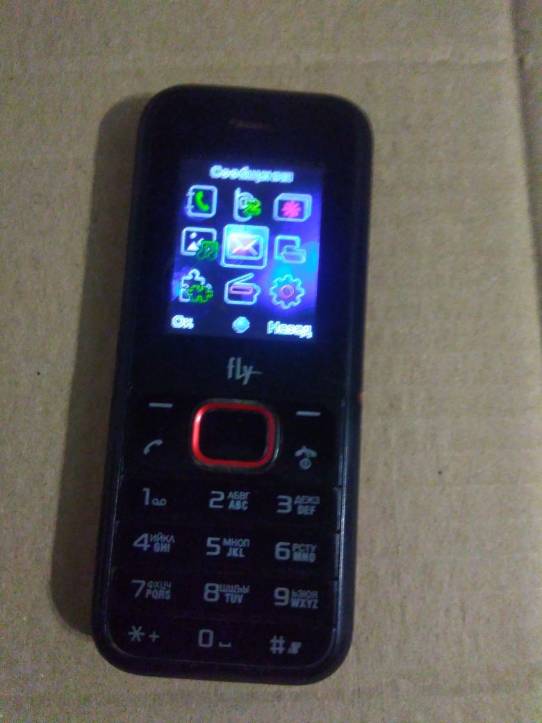 Мобильный телефон Fly DS107 Black Red