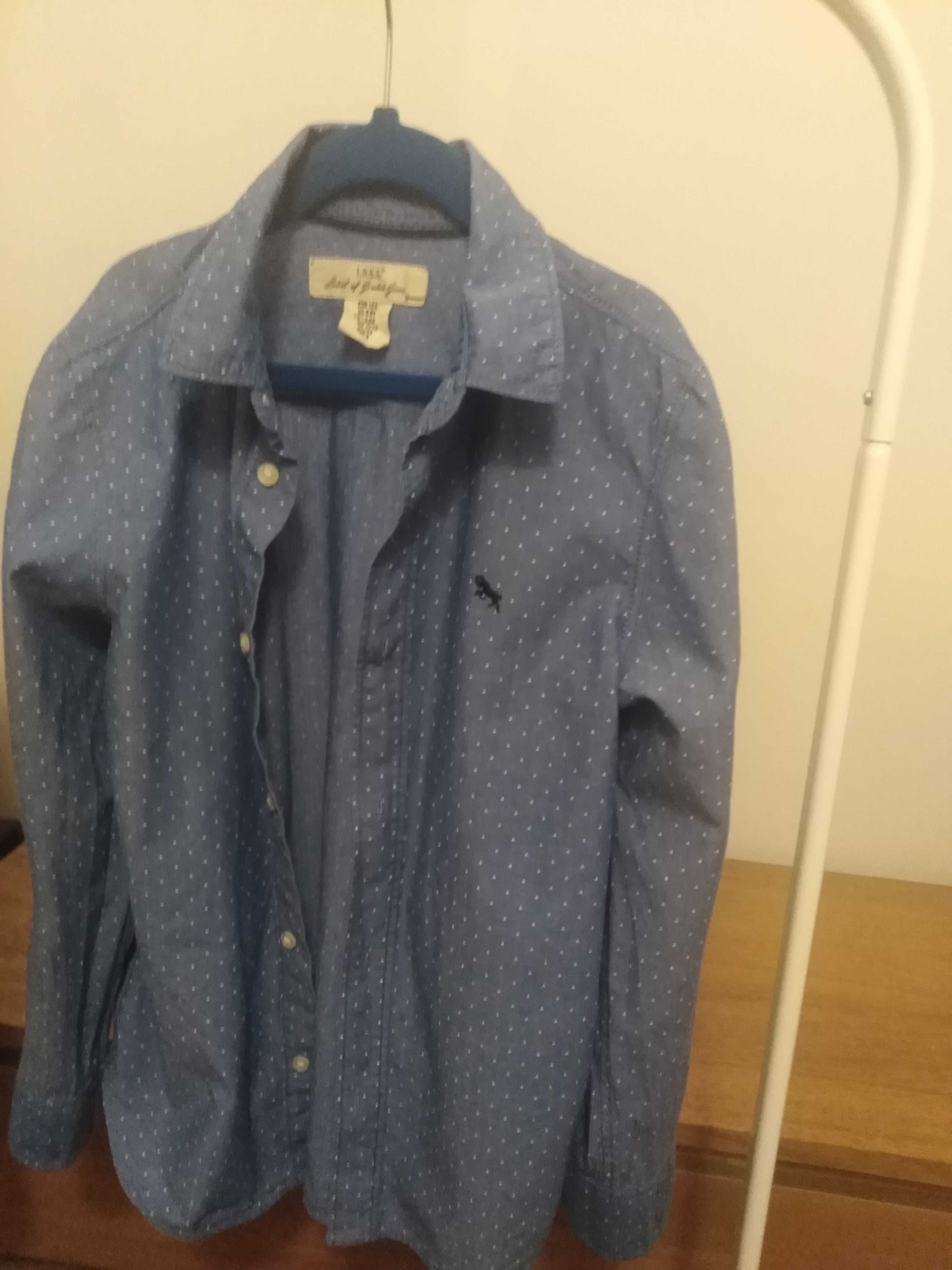 Koszula chłopięca elegancka i krawat h&m r134 na koniec roku szkolnego