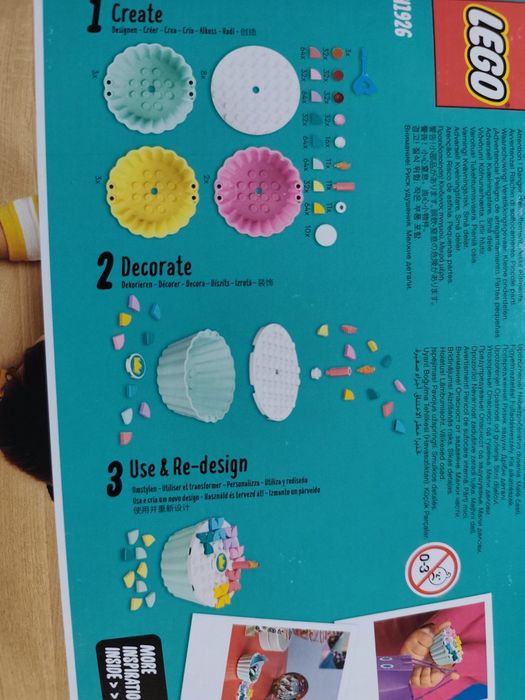 LEGO Dots 41926 babeczki urodzinowe