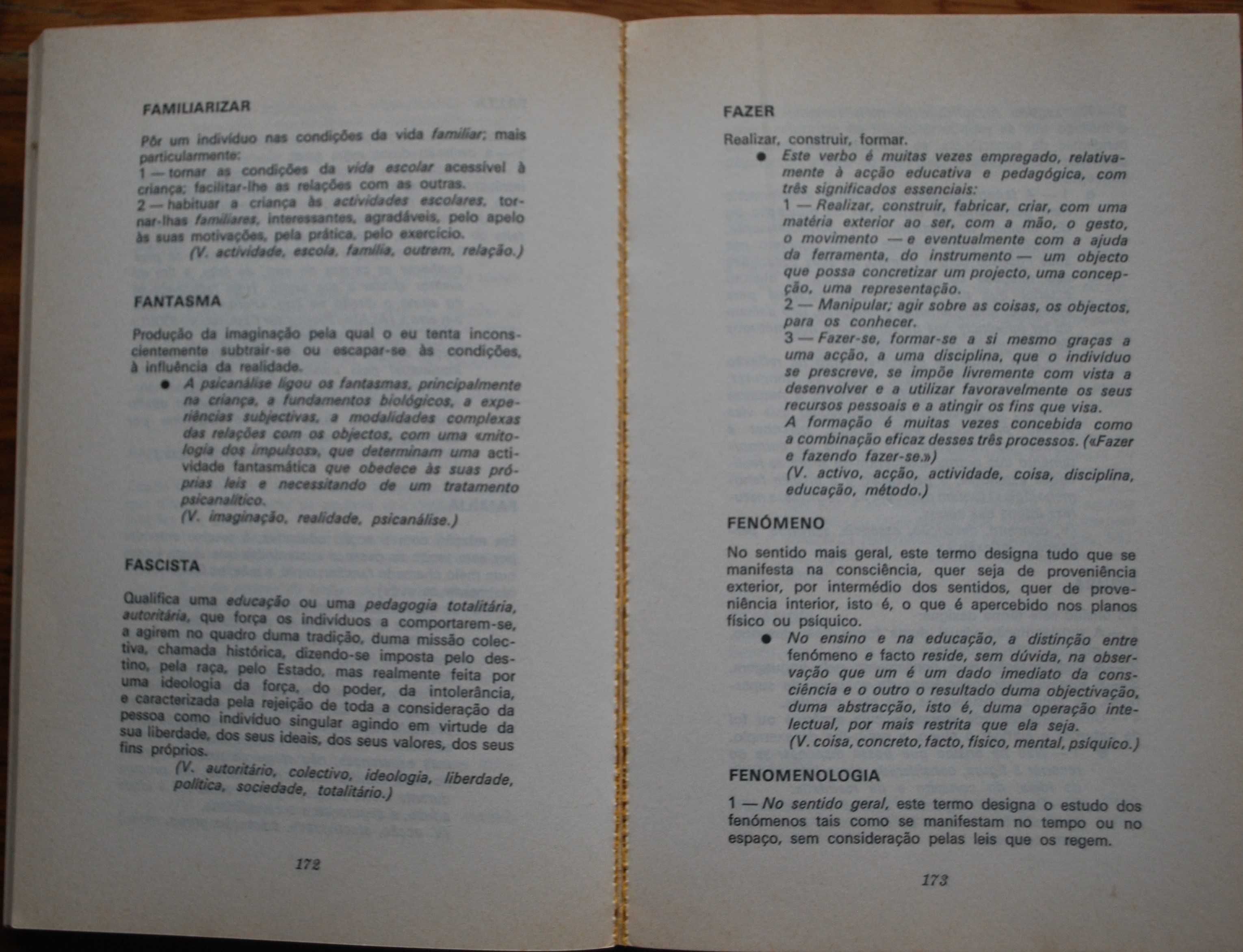 Vocabulário Técnico e Crítico da Pedagogia e Das Ciências da Educação