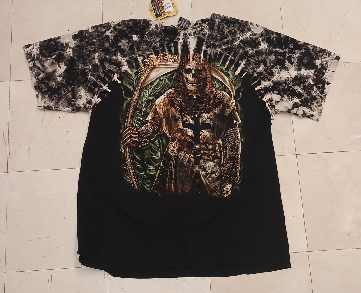 Футболка велика XXL, череп, скелет