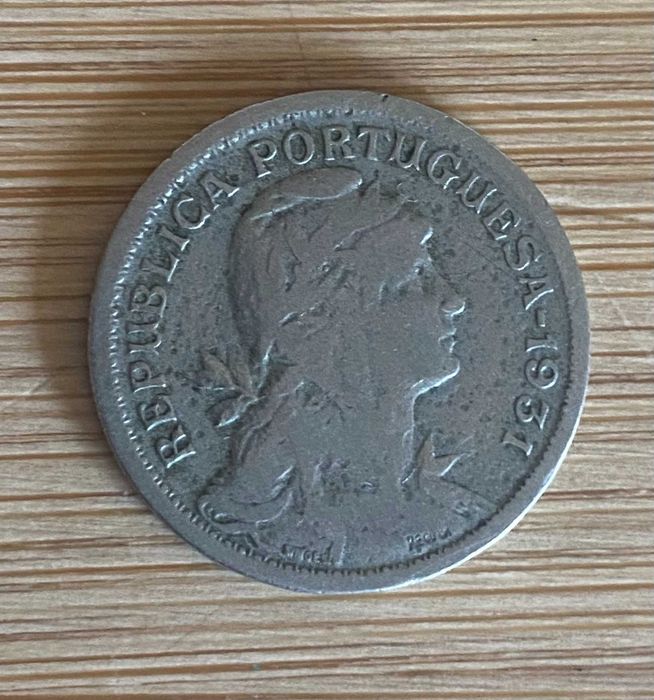 Moeda Portugal 50 Centavos 1931