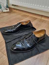 Meskie buty weselne ślubne Lavard rozmiar 42 czarne