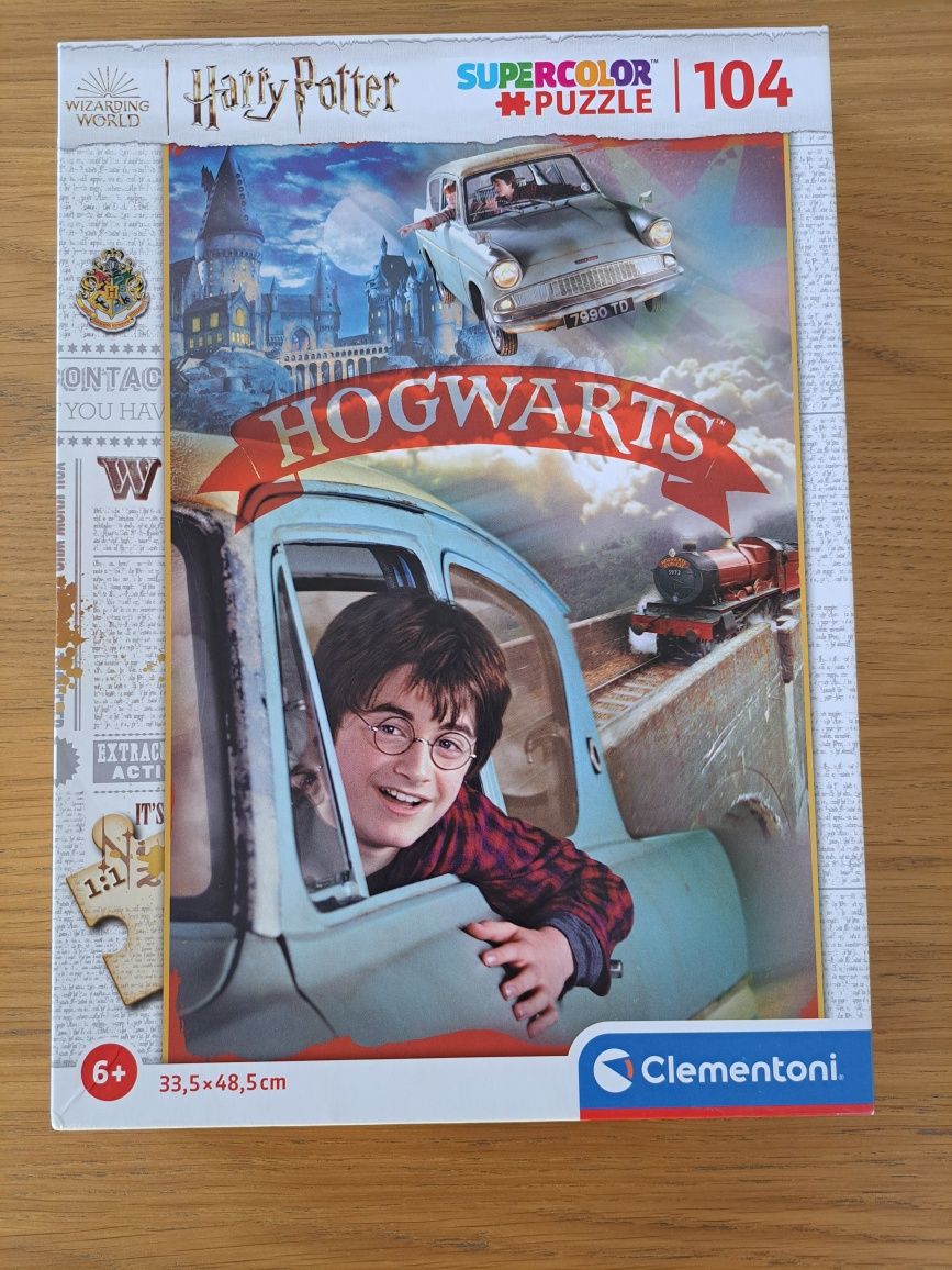 Puzzle 104 elementy Harry Potter Clementoni  plus gratis