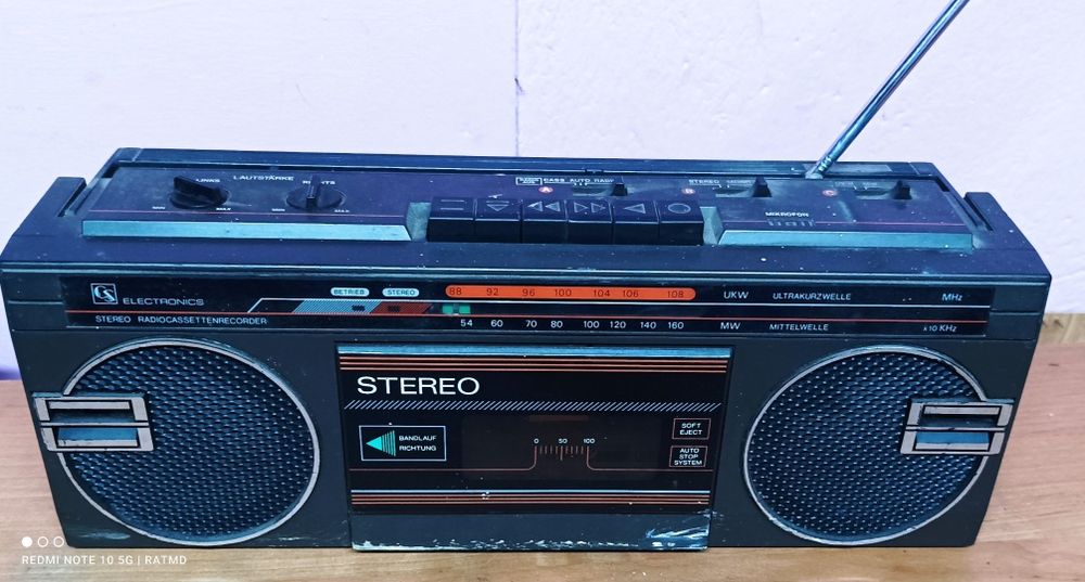 Radiomagnetofon kasetowy CS ELECTRONICS vintage
