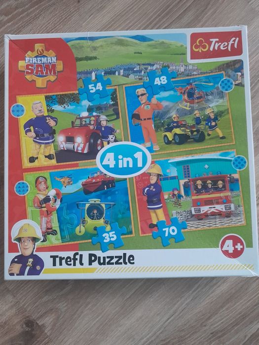 Puzzle Strażak Sam 4in1