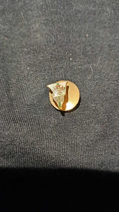 Distintivo raro – Visita Real 1929 – Cruz de Cristo – Lisboa