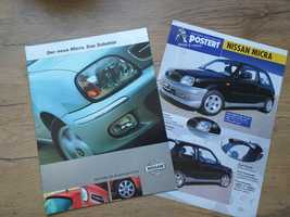 Prospekty/katalogi/ broszury akcesoriów do samochodów NISSAN MICRA
