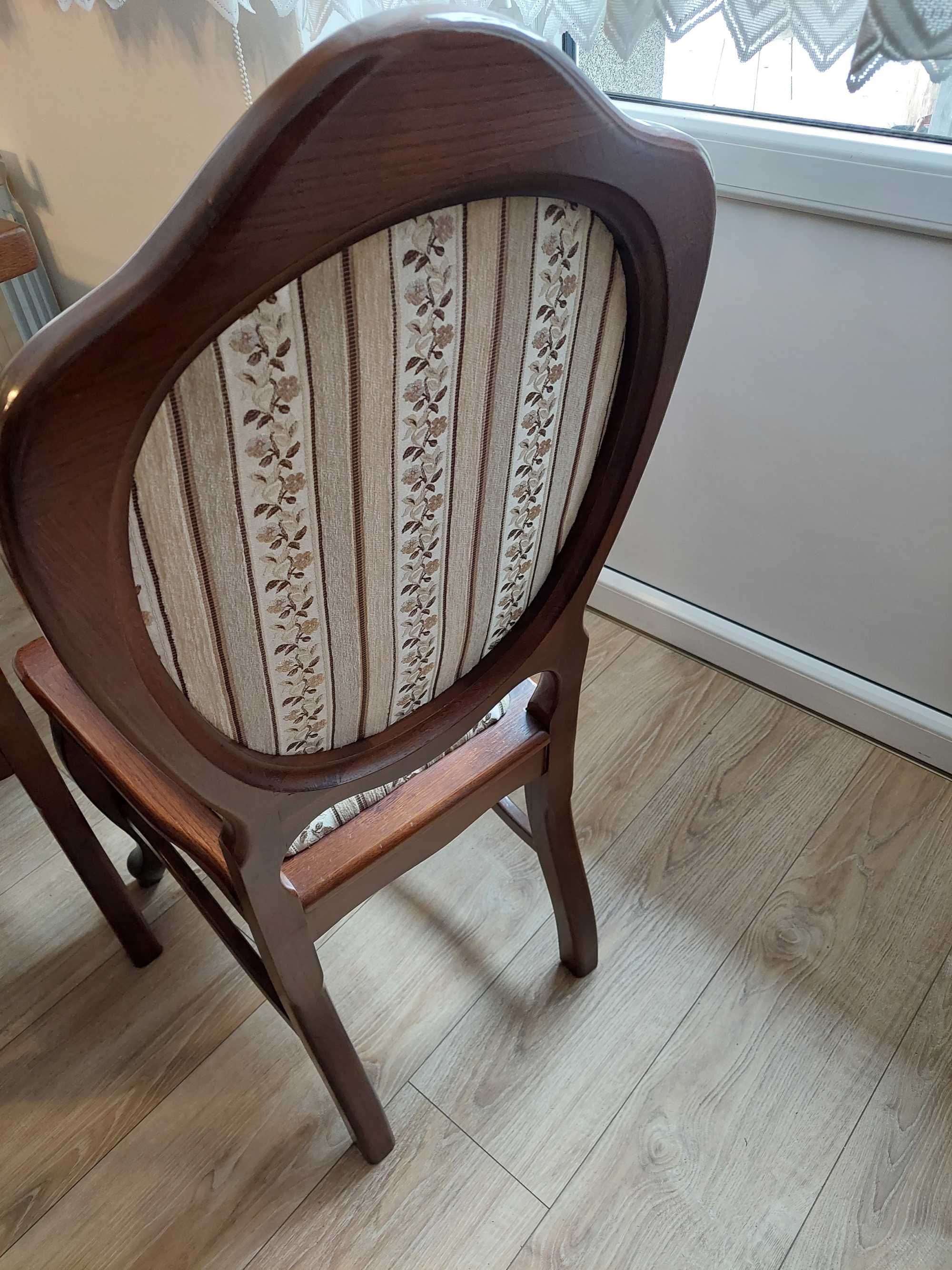 Krzesła Ludwikowskie Medaliony Dębowe