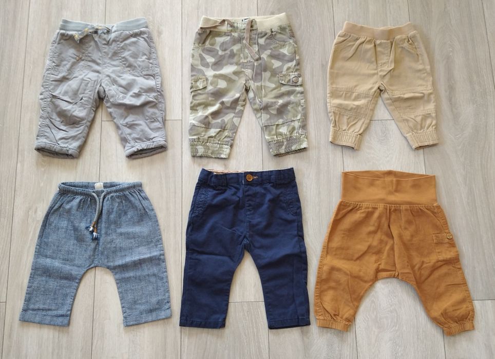 Ogromna paczka ubranek dla chłopca rozmiar 68