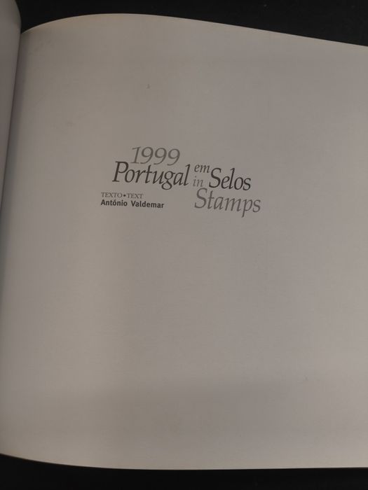 Livro 1999 Portugal em Selos Stamps Garrett.
Capa do álbum de selos de
