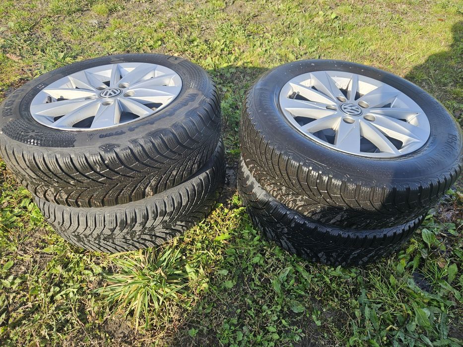Koła zimowe Volkswagen Golf 7 5x112  ładne opony Continental 2021r.