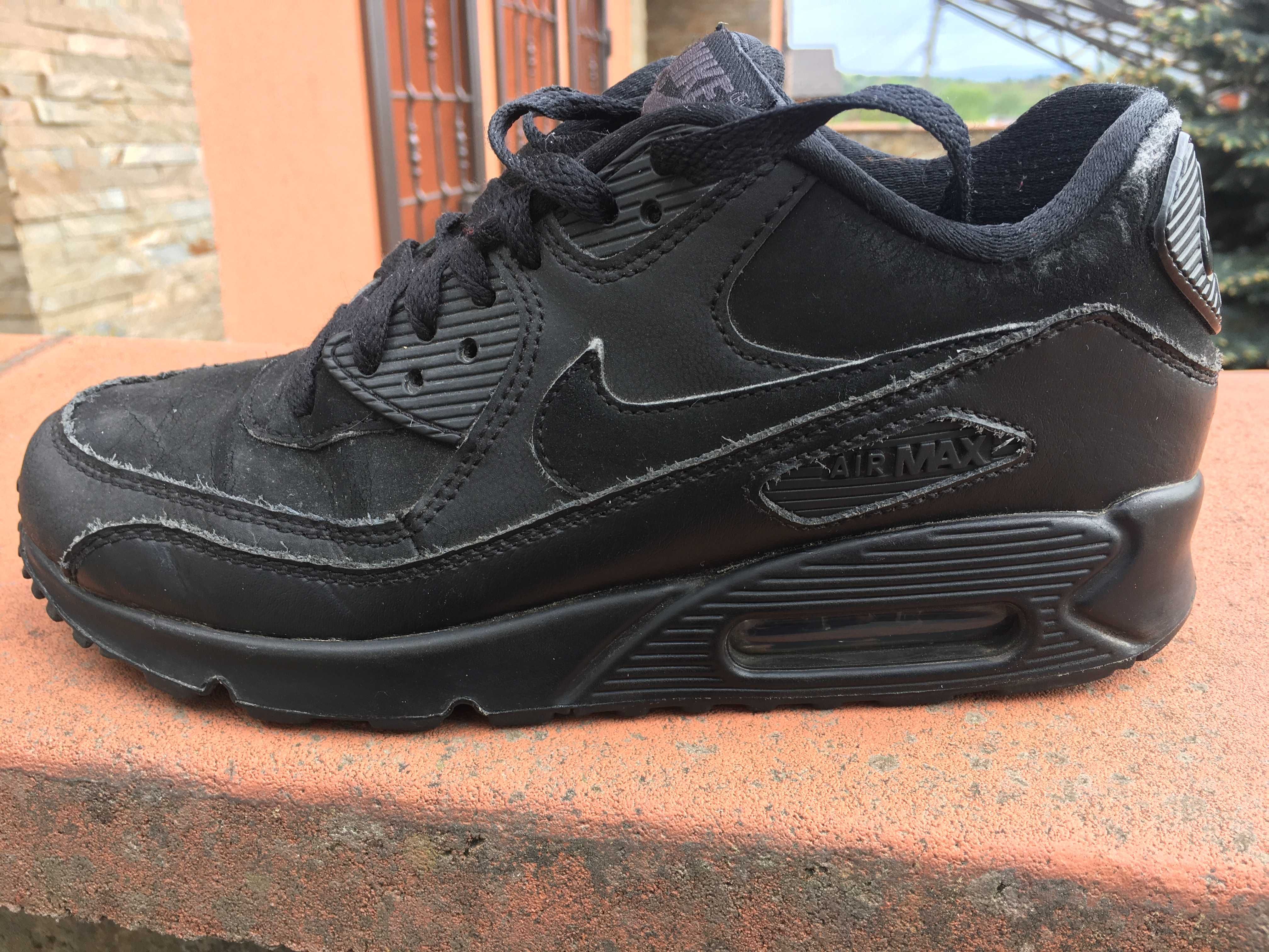 кросівки  Nike Air Max 90 GS 'Black Grey'