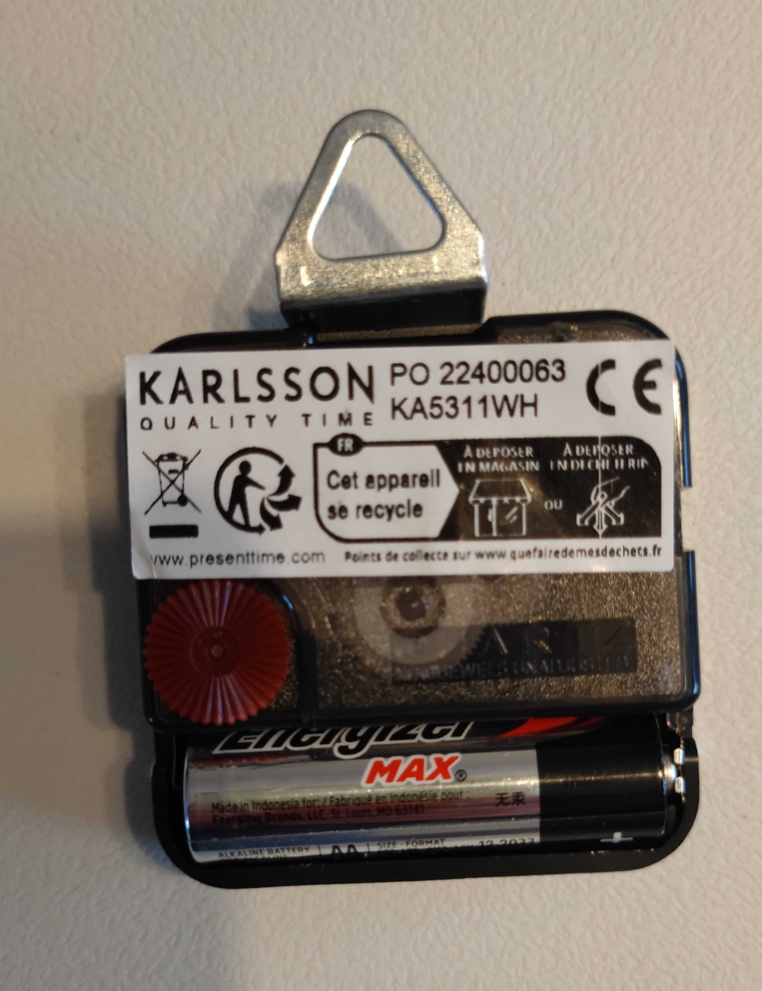 Zegar Karlsson model KA5311WH - NOWY