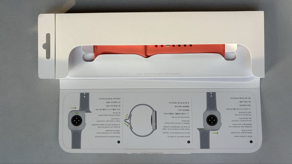 Pasek Apple Watch Tangerine Sport Band koperty 44/45/46/49 mm