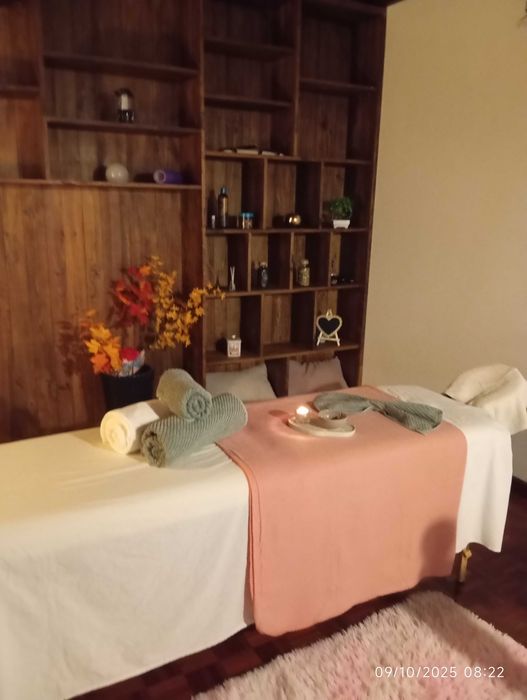 Massoterapeuta com sucesso