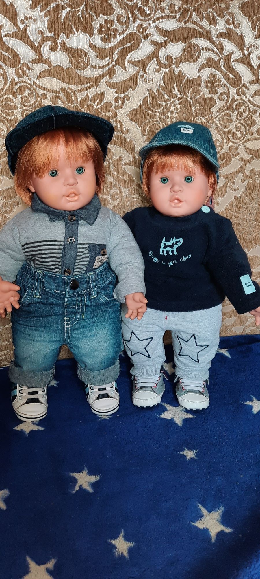 Куклы-мальчишки фирмы FEBER (Испания,клеймо) 48 см.