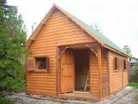 Dom drewniany,letniskowy,ogrodowy,dom do 35m2,Brzoza1  4x7m