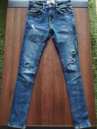 Spodnie jeansowe skinny Pull&Bear