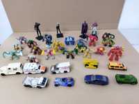 Lote bonecos e carros miniatura - Marvel, Gormiti etc