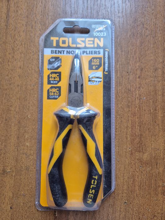 Довгогубці Tolsen 10023 вигнуті GRIpro series