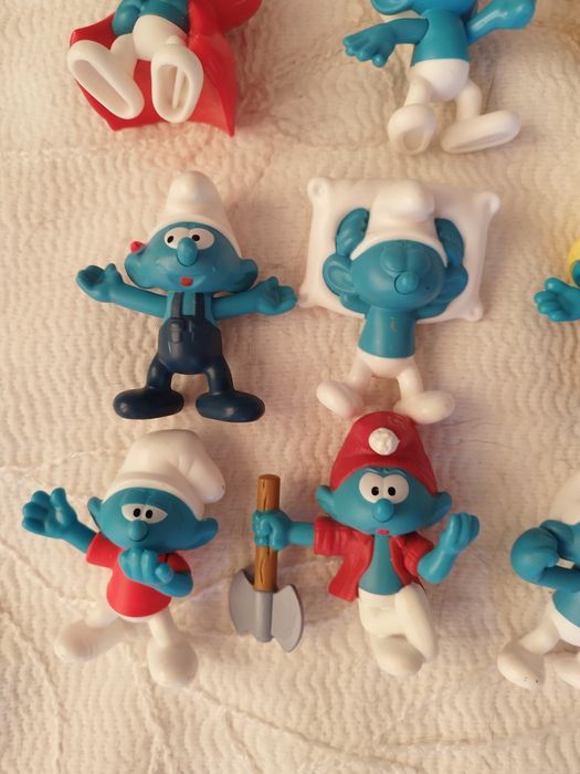conjunto de 20 Smurfs esmurfes