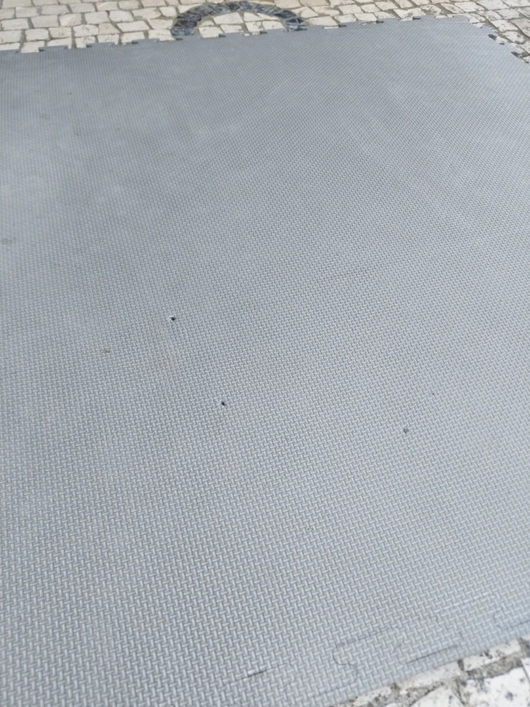 Tatami negro e cinzento 1x1m 2.5cm 4 peças