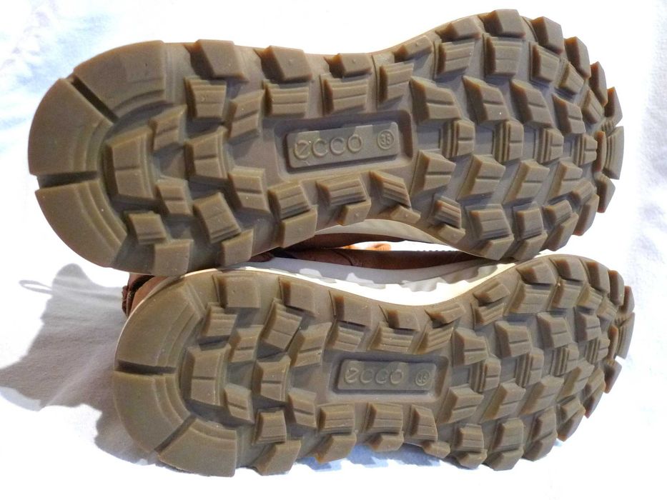 ECCO Gore-TEX r.33 Kozaczki skórzane śniegowce ocieplane ROZPAROWANE