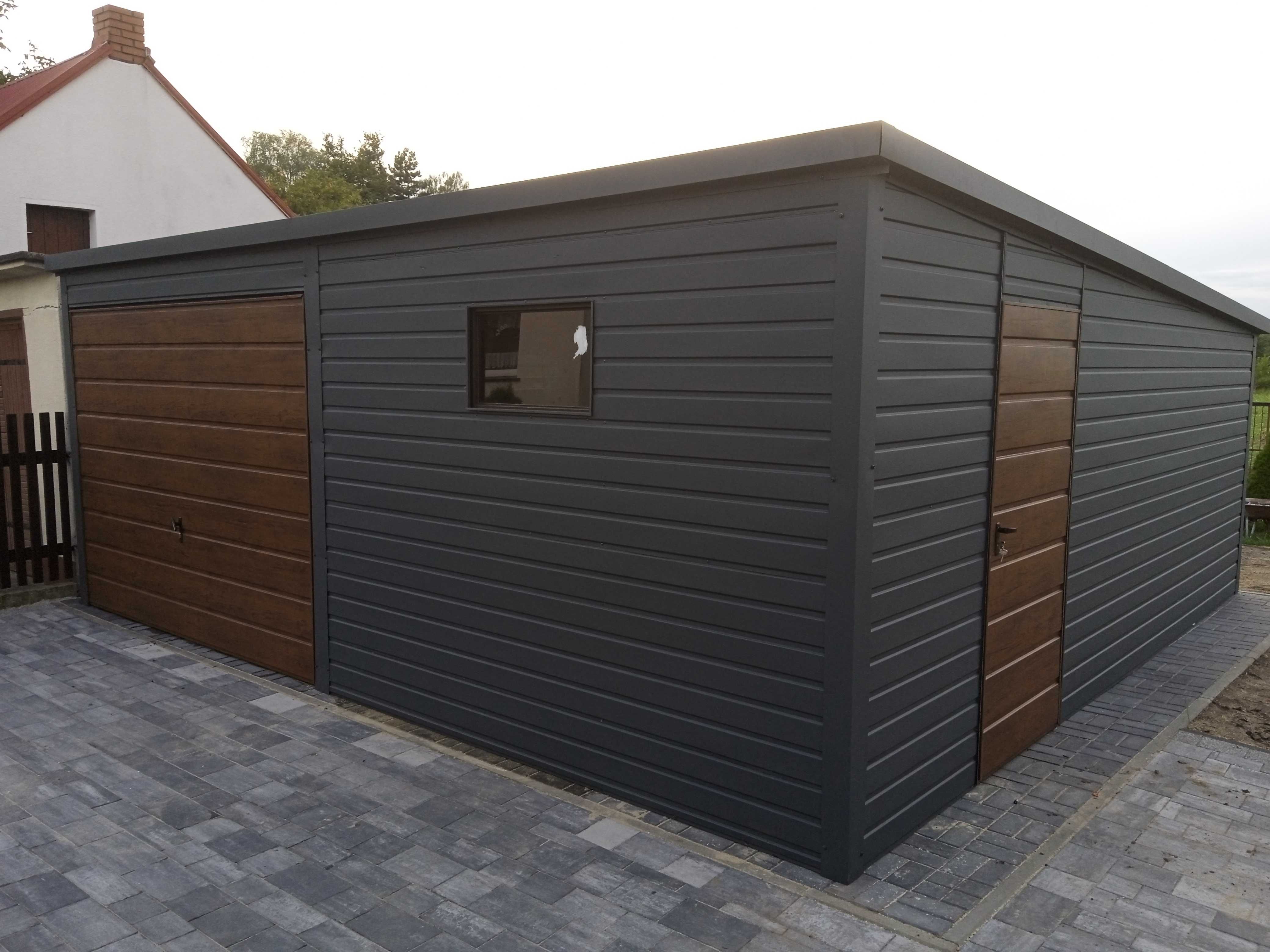 Garaż Blaszany 6x6 od producenta na Wymiar.Garaże Hale Wiaty