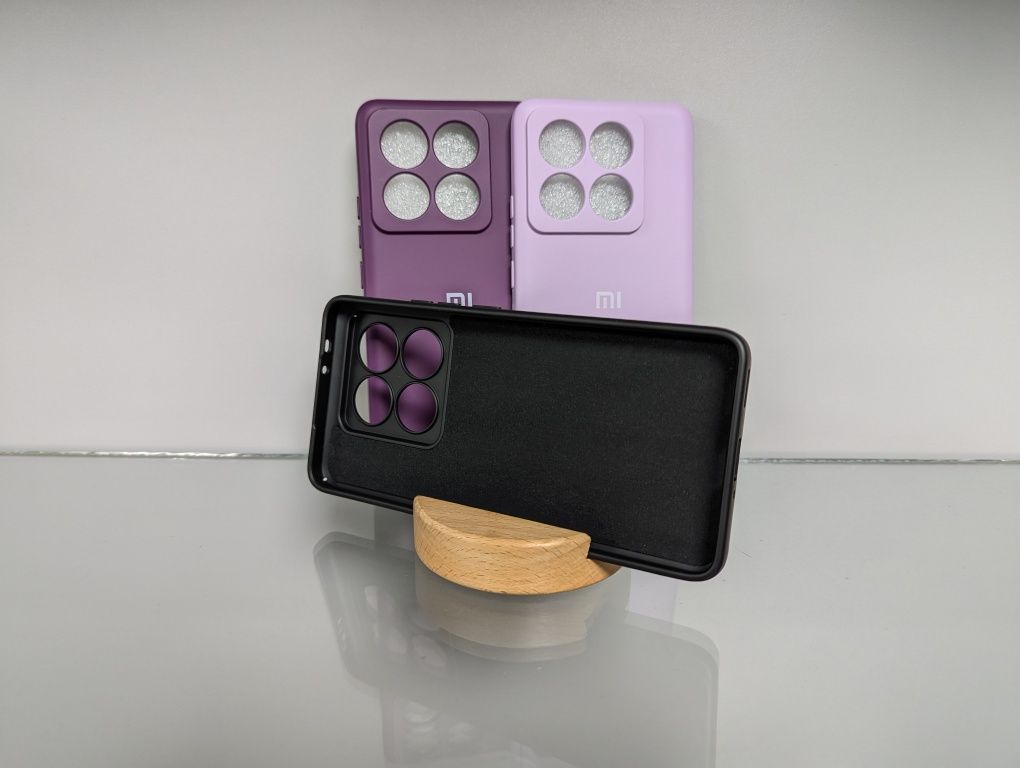 Xiaomi 14T Pro Противоударный чехол софт тач с логотипом на все модели