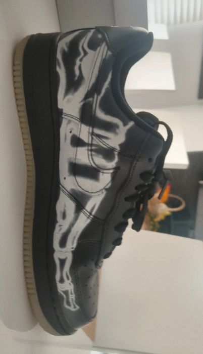 Nike Air force 1 black skeleton
