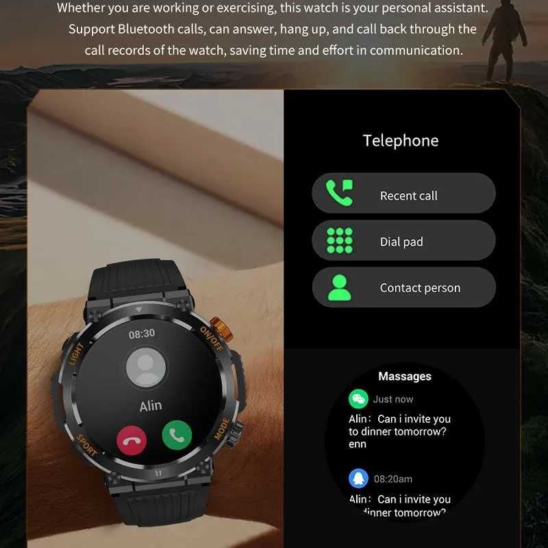 Zegarek, smartwatch nowy 1,46"