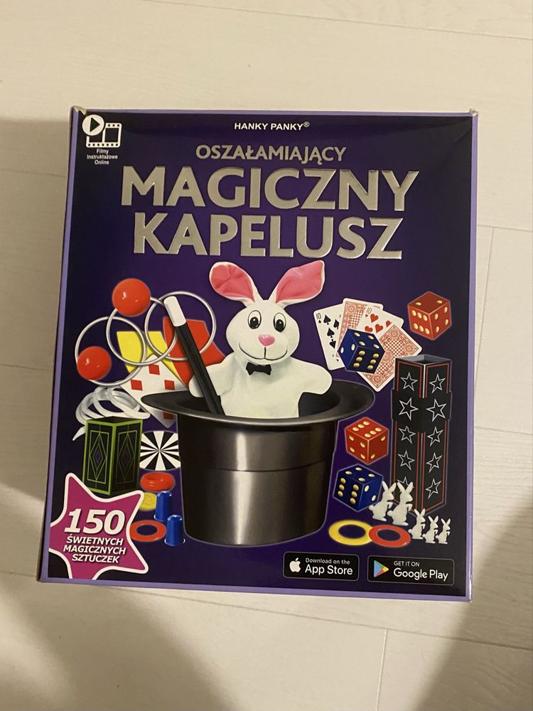 Magiczny kapelusz, zestaw do sztuczek magiczny h