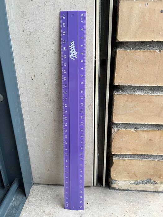 Artigo Vintage de Coleção - Régua "Milka"