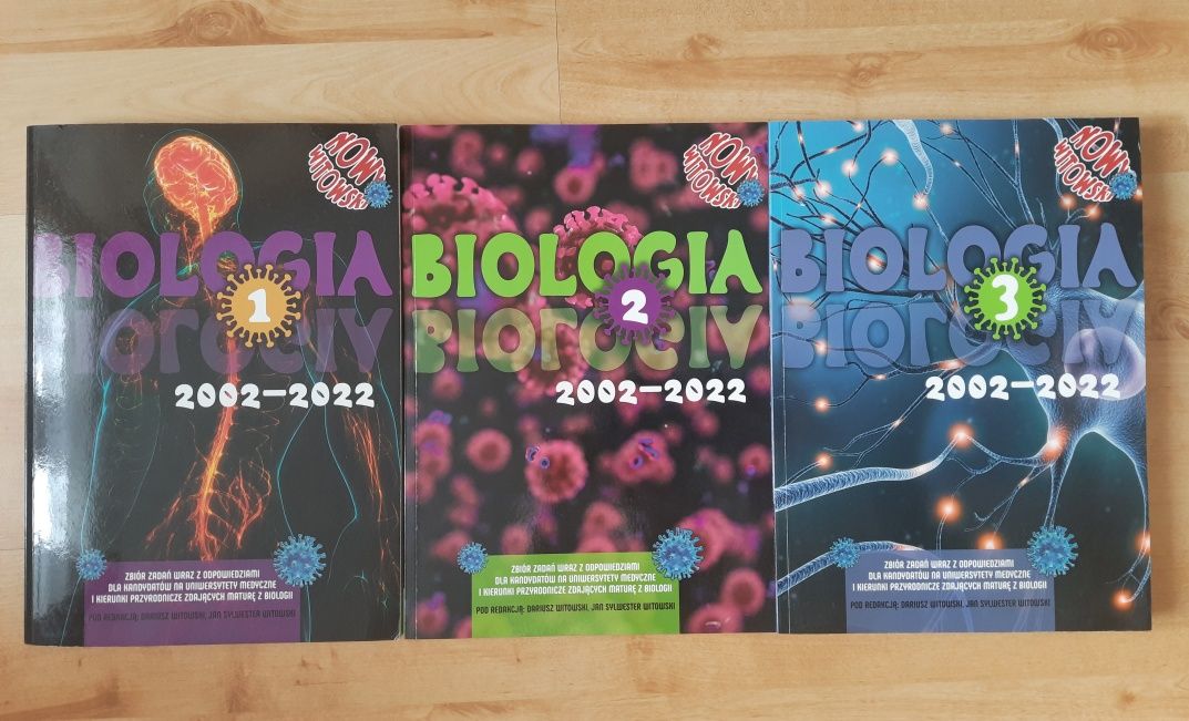 Zbiory zadań WITOWSKI biologia 3 za 60zł!!