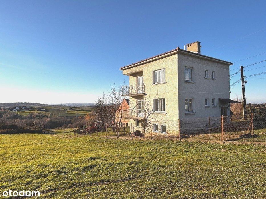 Łapczyca dom wolnostojący na widokowej działce