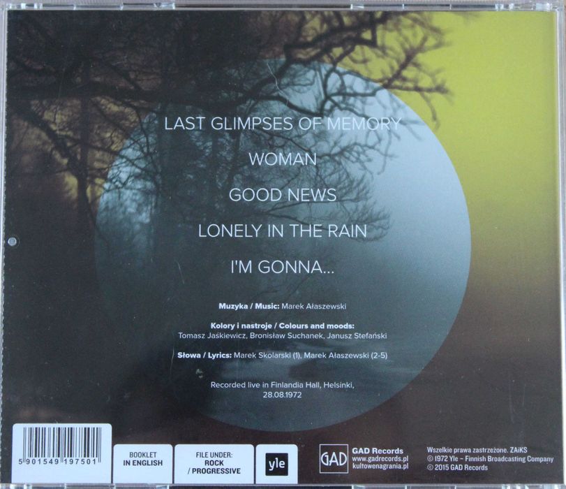 Klan - Live Finland 1972 CD - UNIKAT