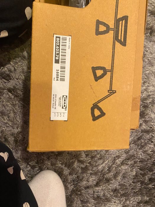 Candeeiro Barometer prateado, novo, Ikea