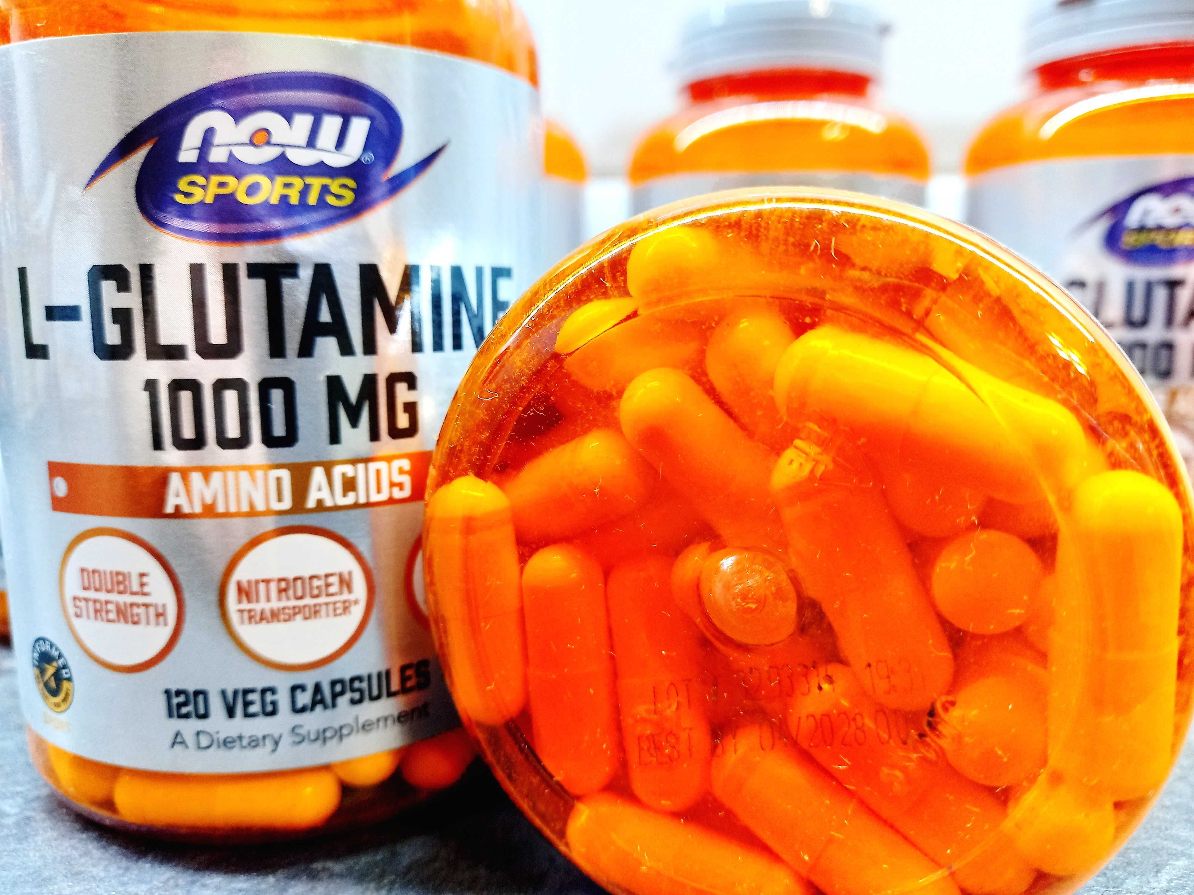 Now Foods, L-Glutamine 1000 мг (120 капс.), глютамин, глутамин