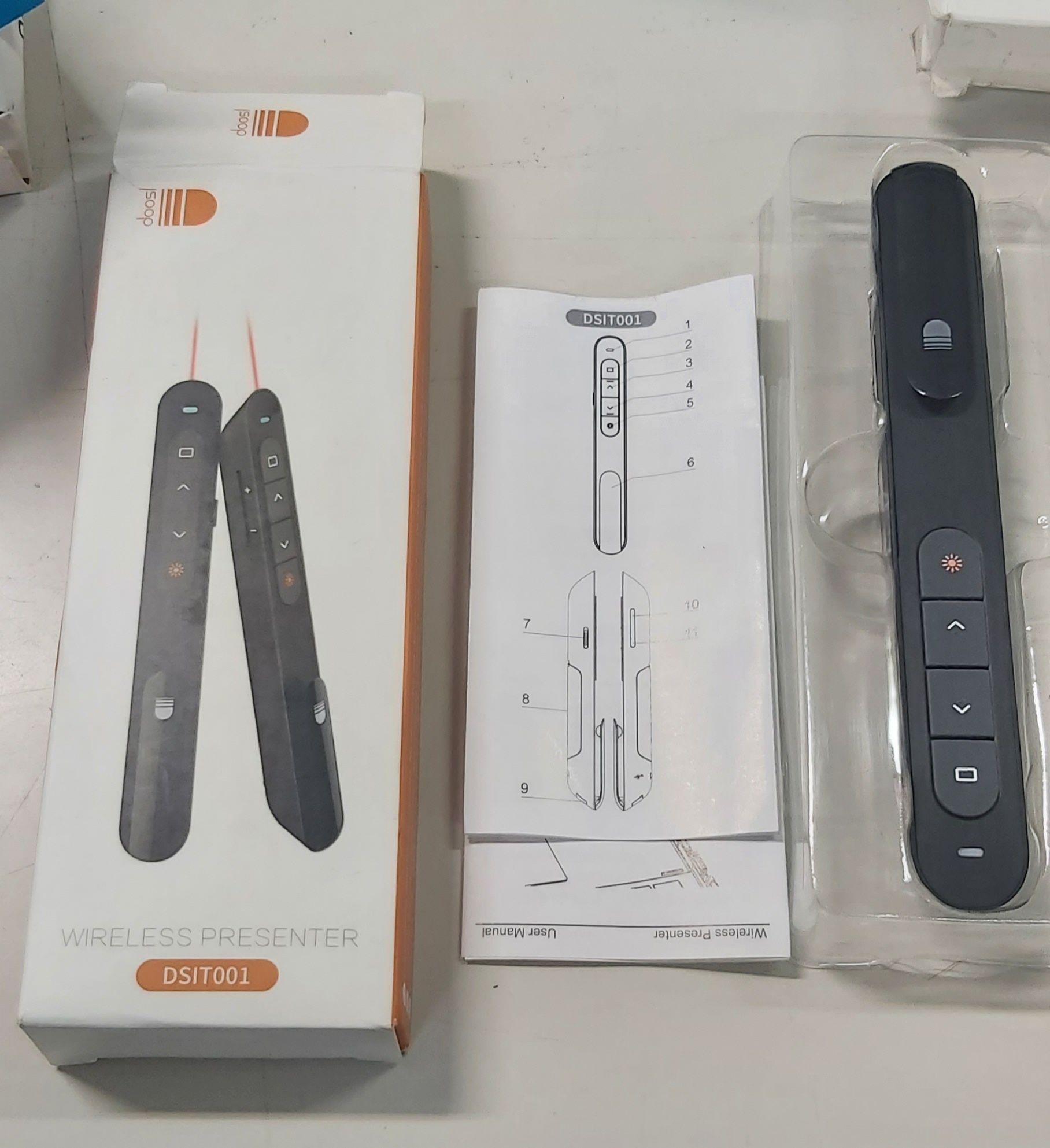 Doosl DSIT001 2.4GHz Versão Atualizada Apresentação Powerpoint Control
