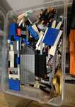 Caixa com Legos - usado