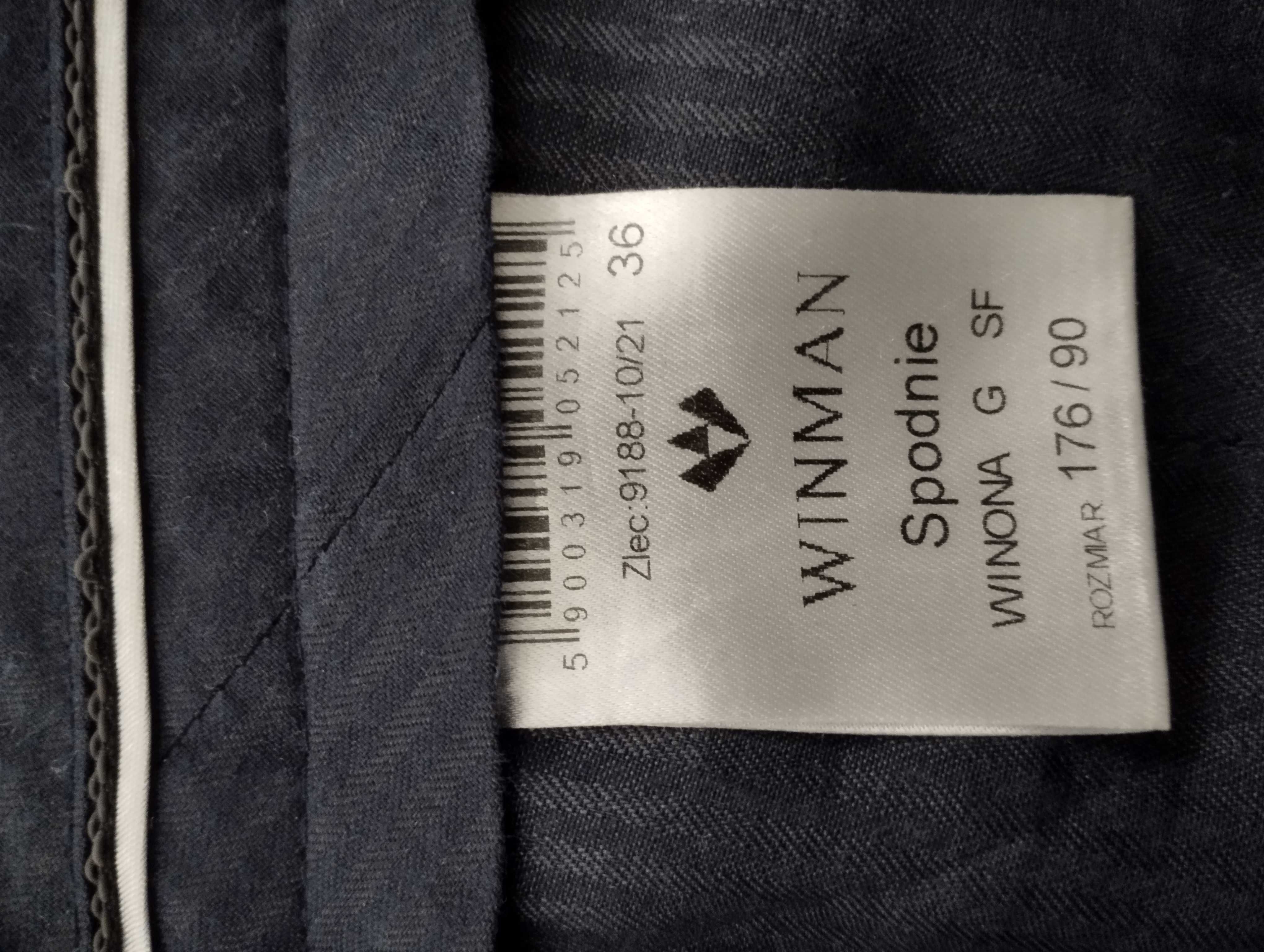 Garnitur WINONA 315/A granatowy slim fit