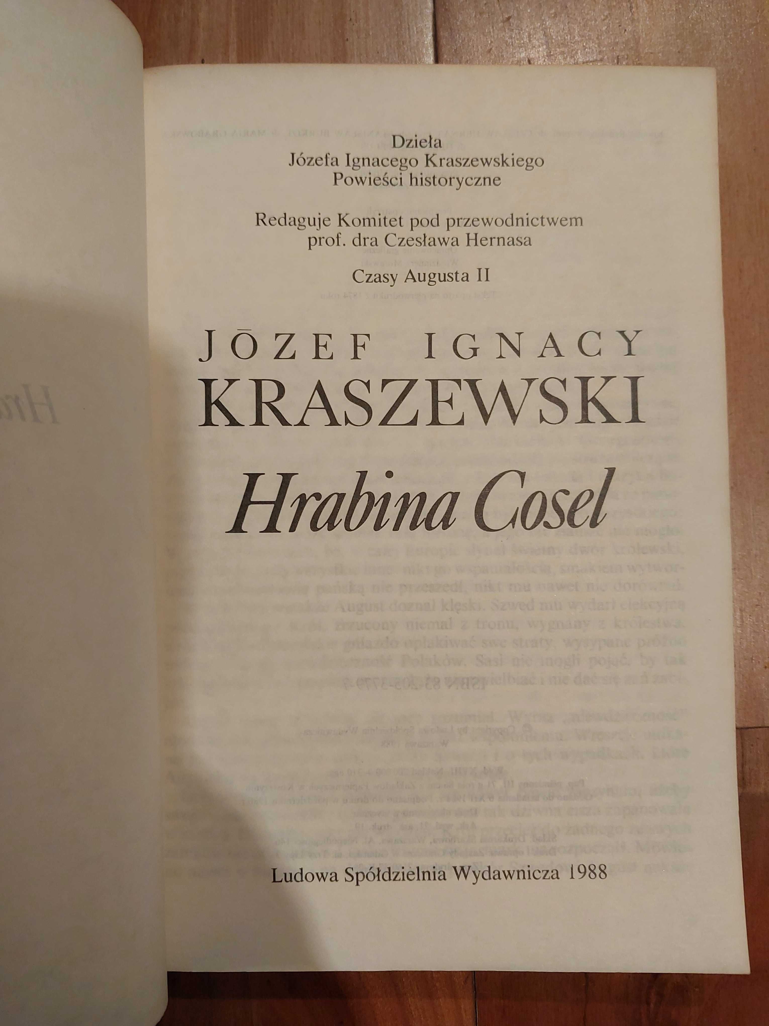 Hrabina Cosel  J.I.Kraszewski