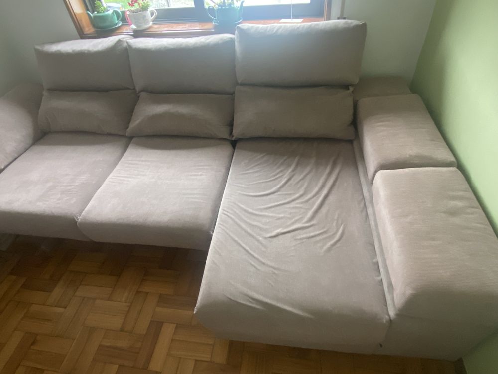 Sofa tecido beje