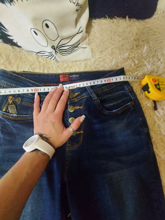 Джинсы новые тёмно синие