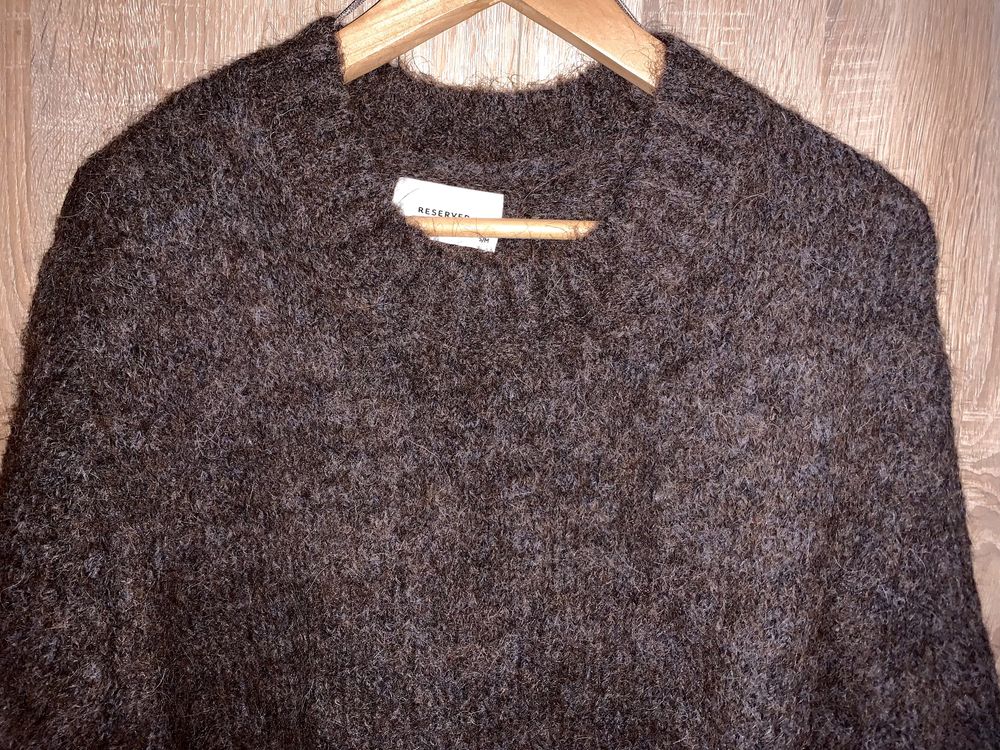 Sweter Reserved XL  alpaka alpaki wełna ciepły