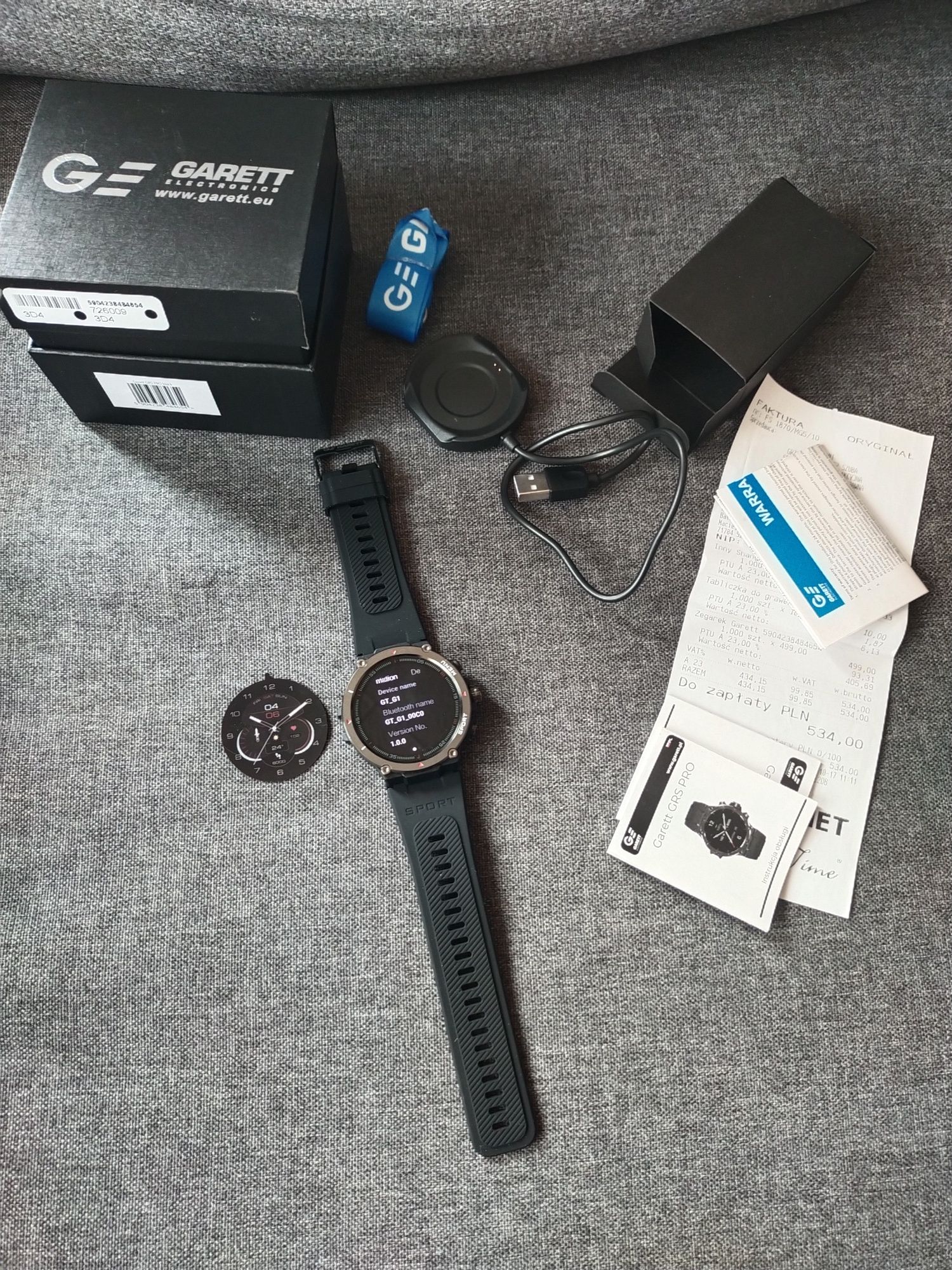 Zegarek smartwatch Garett GRS PRO
