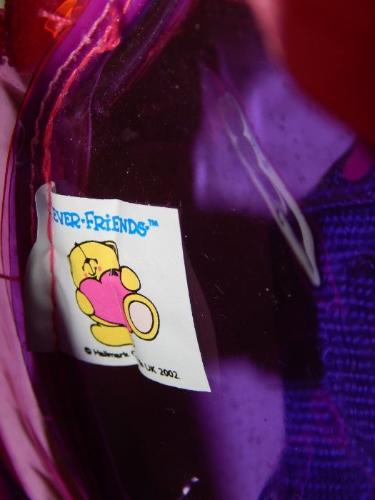 Детский прозрачный розовый рюкзачок Forever Friends в виде сердечка.